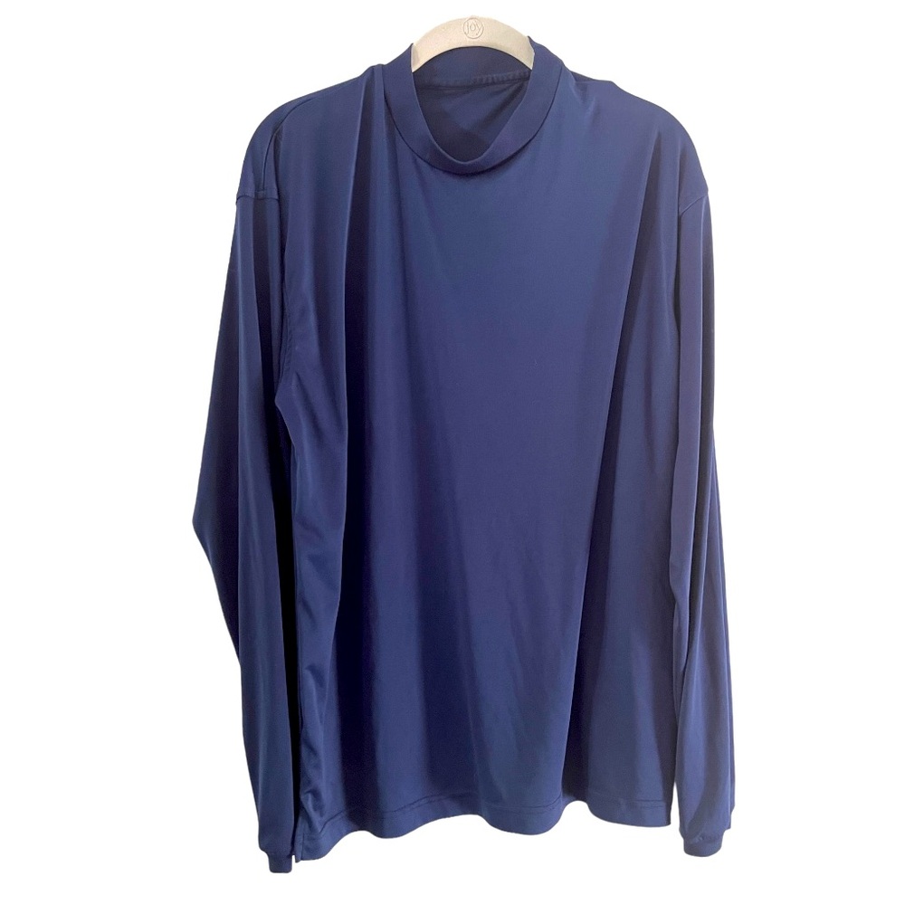Wilson Performance Mock neck Shirt‎ in Navy Blue XL